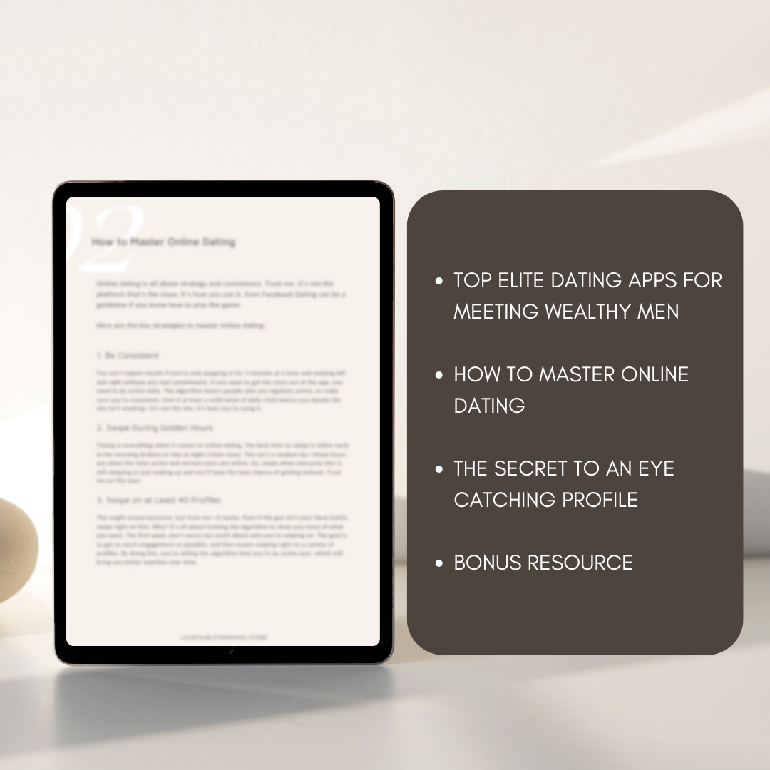 Elite Online Dating -  Apps + Cheatsheet