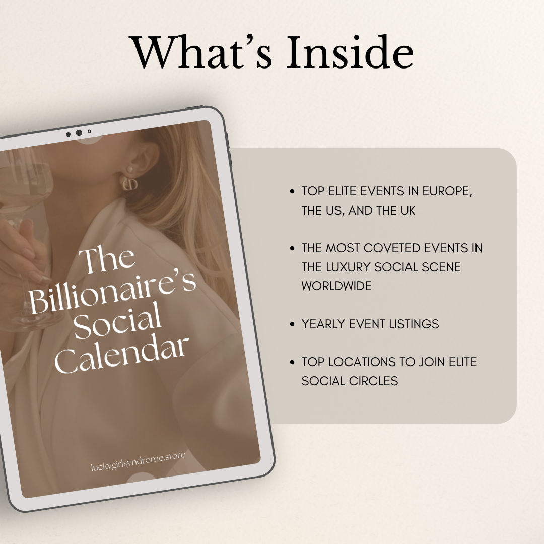 The Billionaire's Social Calendar